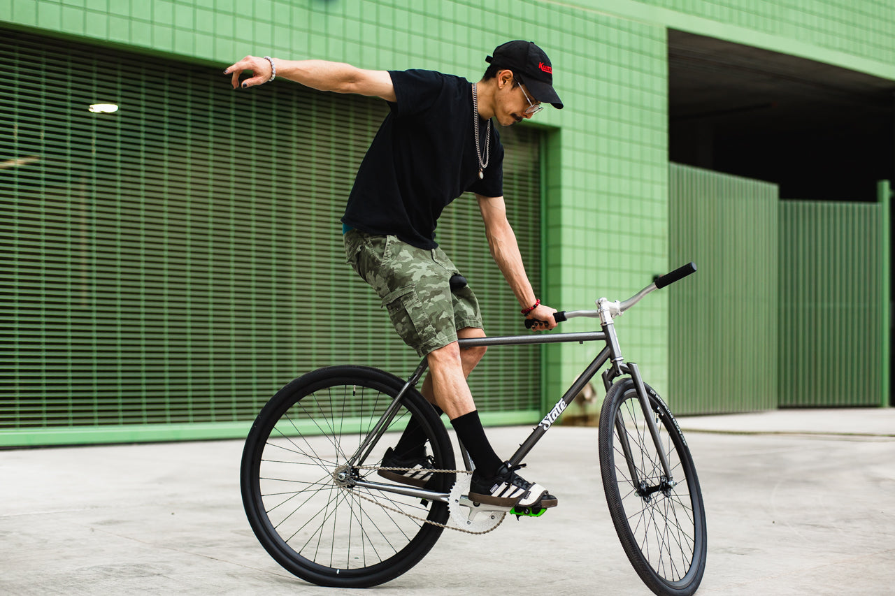 4130 - Hammered Powder Coat – (Fixed Gear / Single-Speed)