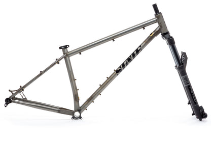 4130 Trail - Mountain Bike - Frame Set - Raw Phosphate