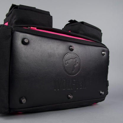 20L Mini Duffle Bag Black Neon Pink