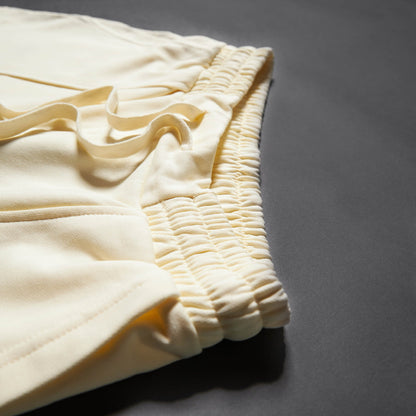 Men's Varsity Shorts Cream