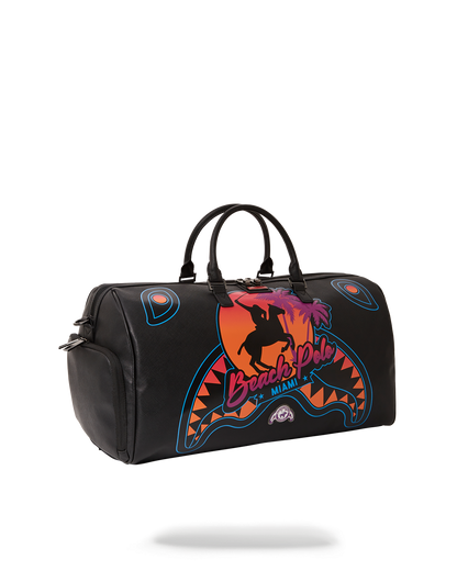 MIAMI BEACH POLO COLLAB DUFFLE (BLACK)
