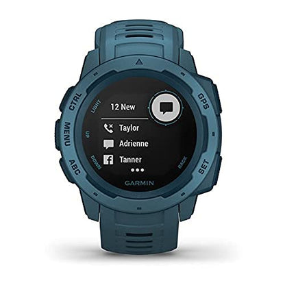 Garmin - Instinct Smartwatch Fiber-Reinforced Polymer - Lakeside Blue - 010-02064-04