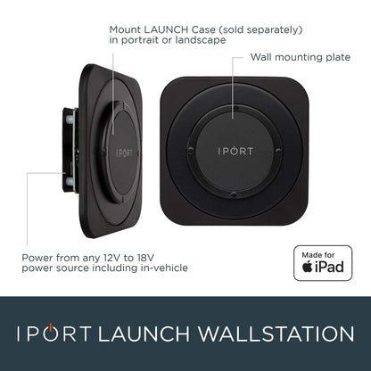 iPort LaunchPort WallStation Wireless Charger - White - 70142