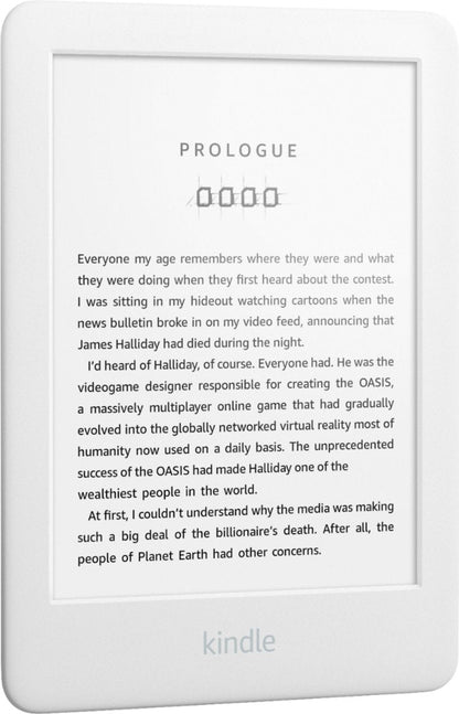 Amazon - All-New Kindle - 6"" - 4GB - 2019 - White - B07DLPTJZS