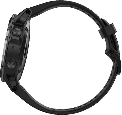 Garmin fenix 5 Sapphire Smartwatch 47mm Black w/ Black Band - 010-01688-31