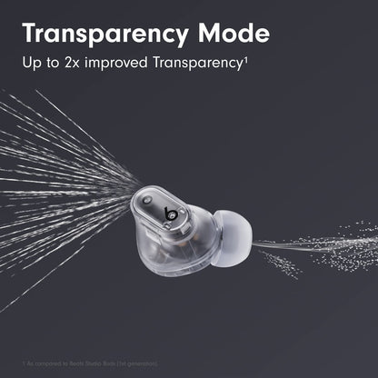 Beats Studio Buds + True Wireless Noise Cancelling Earbuds - Transparent - MQLK3LL/A