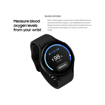 Samsung Galaxy Watch4 Aluminum Smartwatch 40mm LTE - Black - SM-R865UZKAXAA