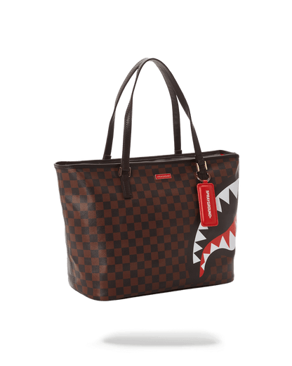 CHECKS IN CAMOFLAUGE TOTE