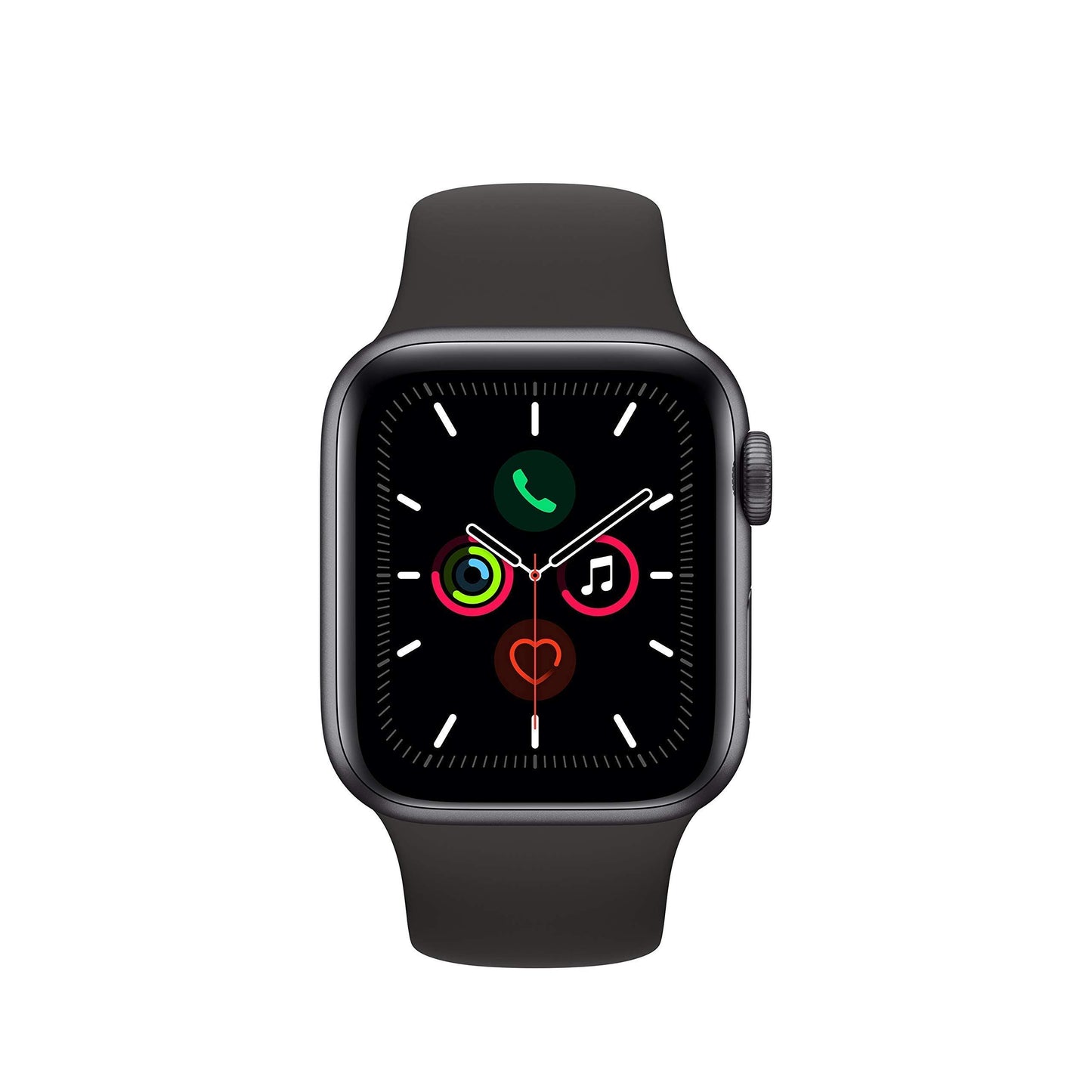 Apple Watch Series 5 (GPS, 40MM) - Space Gray Aluminum Case with Black Sport Band - MWV82LL/A