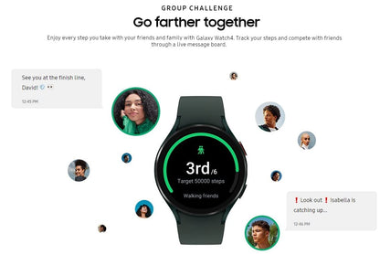 Samsung Galaxy Watch 4 40mm Smartwatch - ECG, Health & Fitness Tracker, GPS, Fall Detection, Bluetooth, US Version (Black) - SM-R860NZKAXAA