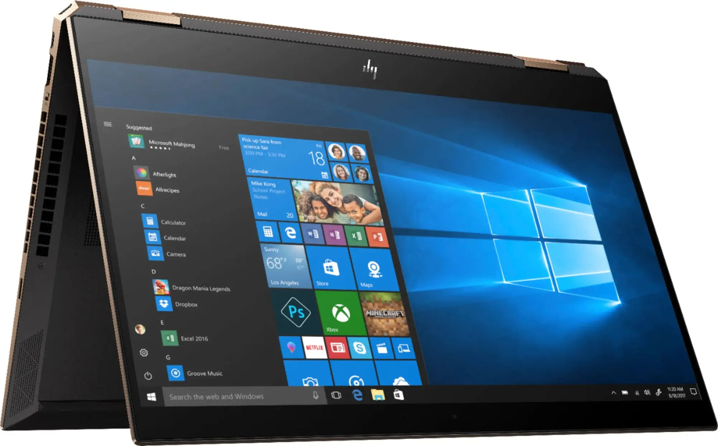 HP Spectre x360 2-in-1 15.6" 4K Ultra HD Touch-Screen Laptop - Intel Core i7-8565U - 16GB RAM - 512GB SSD - 15-DF0013DX
