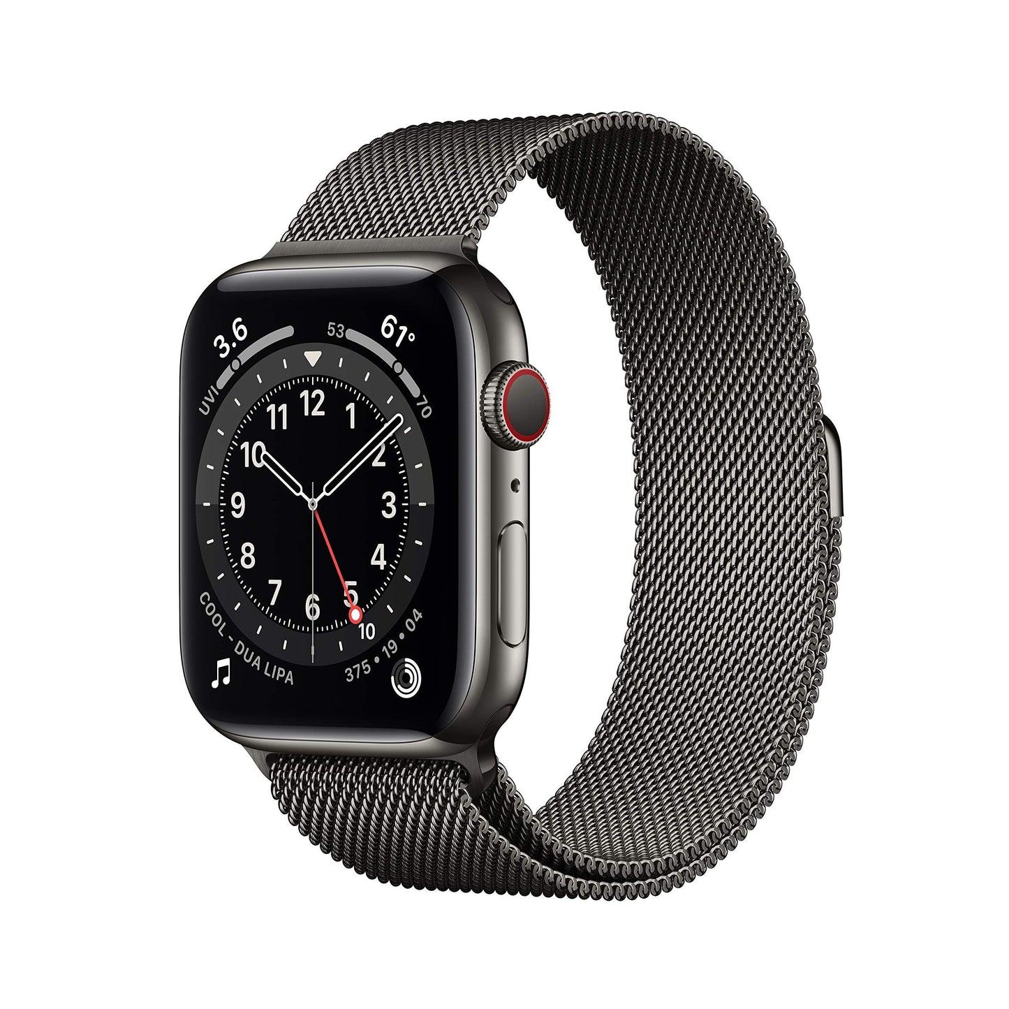 Apple Watch Series 6 LTE 44mm Graphite Stainless Steel Graphite - M07R3LL/A