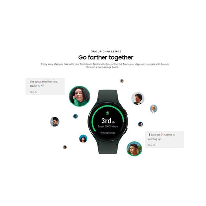 Samsung Galaxy Watch4 Aluminum Smartwatch 40mm LTE - Black - SM-R865UZKAXAA