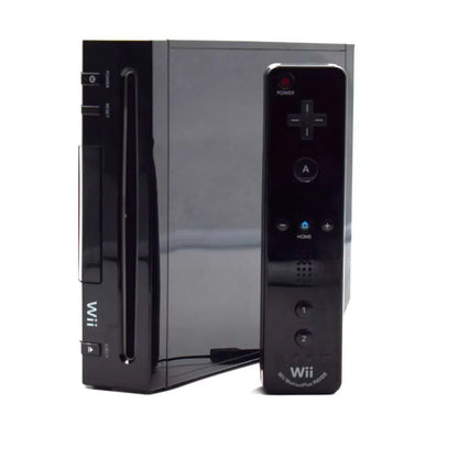 Nintendo Wii Black Console - RVKSKAAH