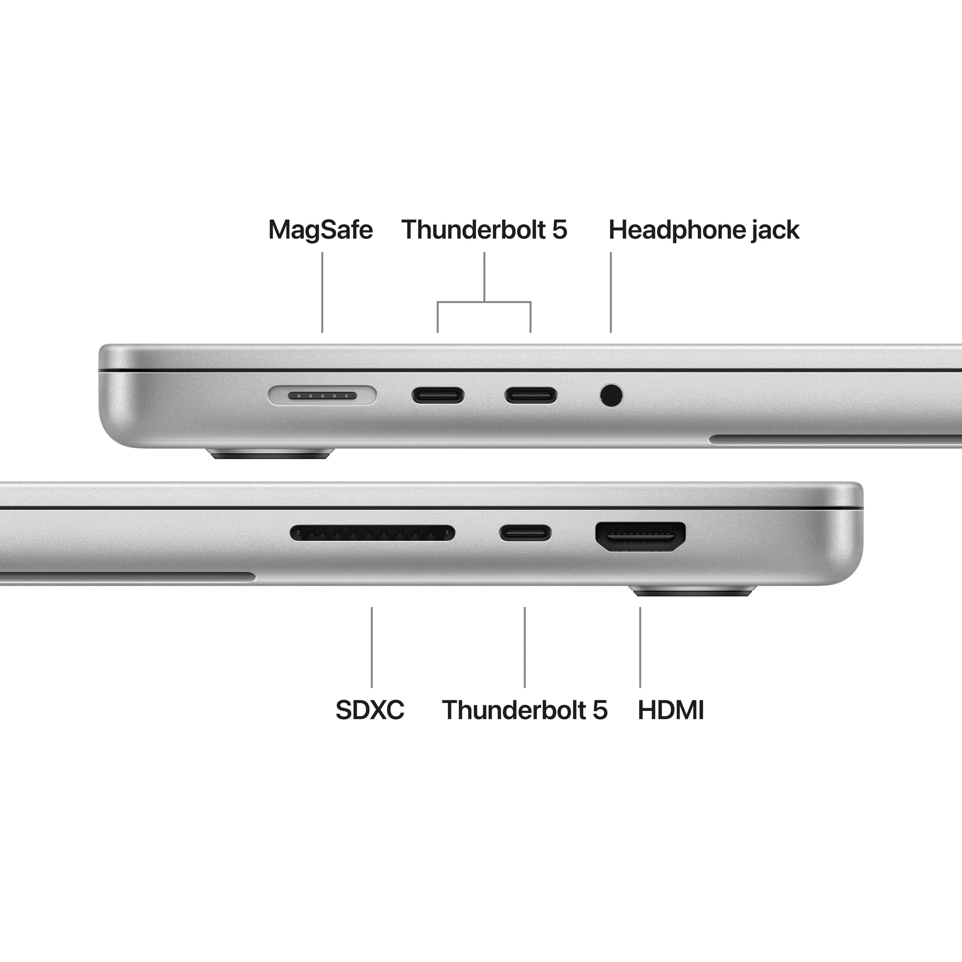 16-inch MacBook Pro with M5 Pro or Max - Standard Display - Silver