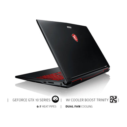 MSI GL62M 7REX-1896US 15.6" FHD- i7-7700HQ,  GTX 1050Ti, 8GB RAM, 128GB SSD + 1TB Hard Drive