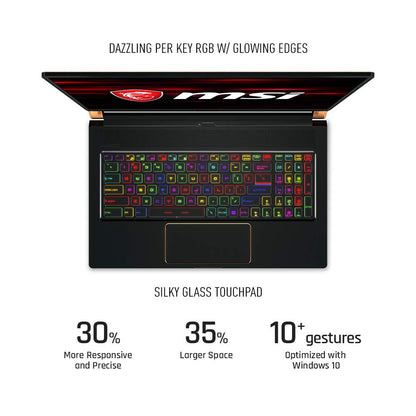 MSI GS75 Stealth-204 17.3" Gaming Laptop , 144Hz 3ms, Intel i7-8750H , NVIDIA RTX 2060 6G, 16GB RAM, 256GB NVMe SSD