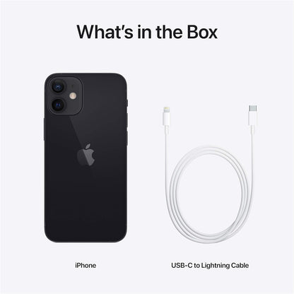 Unlocked - Apple iPhone 12 Mini, 64GB, Black - MG8F3LL/A