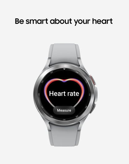 Samsung Galaxy Watch 4 Classic Stainless Steel Smartwatch 46mm LTE - Silver - SM-R895UZSVXAA