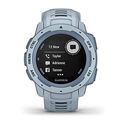 Garmin - Instinct GPS Smartwatch 45mm Fiber-Reinforced Polymer - Sea Foam - 010-02064-64