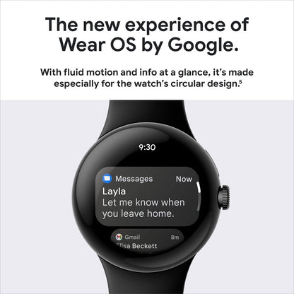Google Pixel Watch Gold Stainless Steel Smartwatch 41mm with Hazel Active Band - Wi-Fi/Bluetooth - GA04123