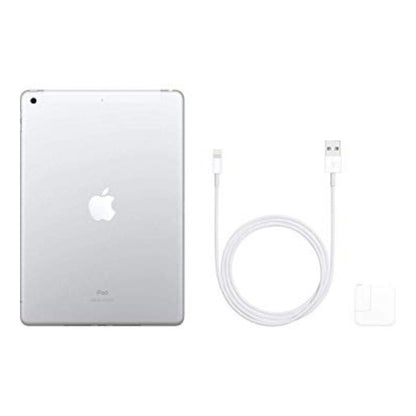 Apple iPad 7th Gen (2019) - WiFi + Cellular 32GB - Silver - MW6X2LL/A