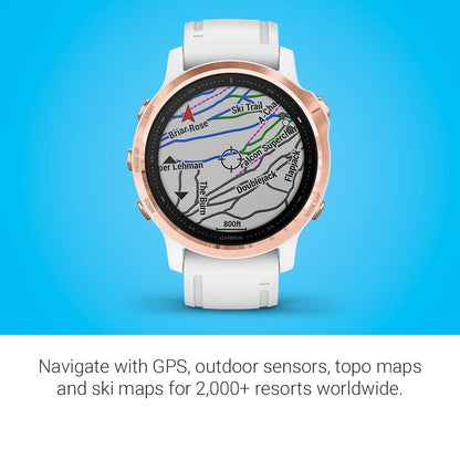 Garmin f?nix 6S Pro Smartwatch 42mm Fiber-Reinforced Polymer Rose Gold - 010-02159-10