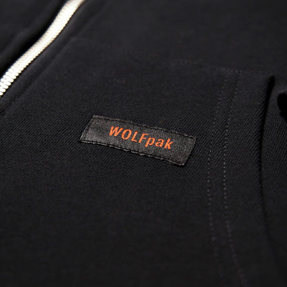 Alpha Black Savage Red Zip Up Hoodie (SALE)