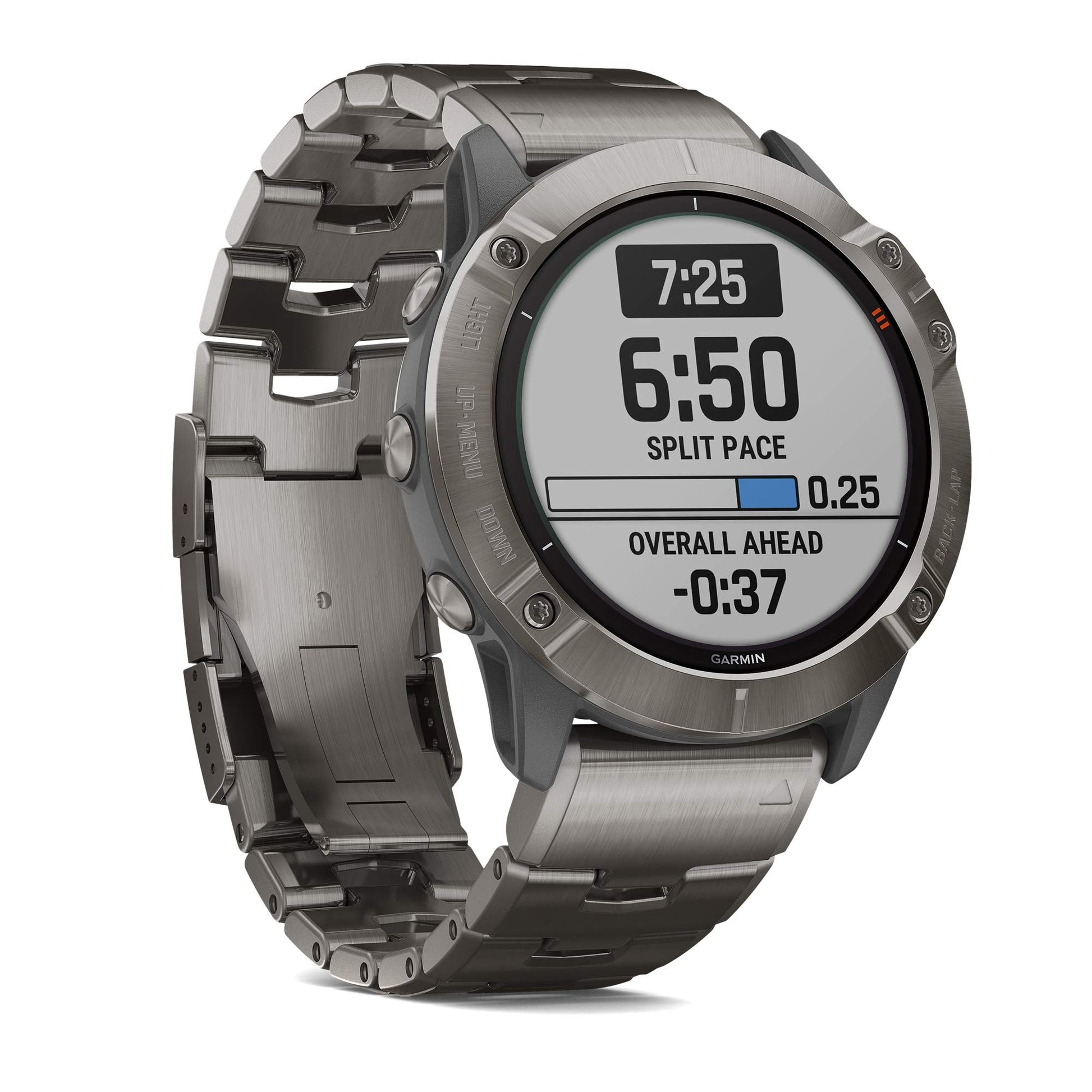 Garmin Fenix 6X Pro Solar 51mm - Titanium With Vented Titanium Bracelet - 010-02157-23