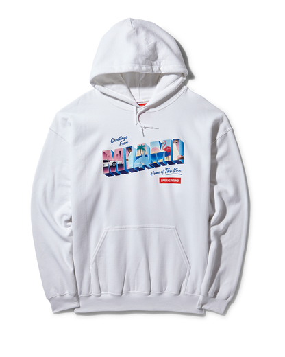 MIAMI VICE HOODY (WHITE)