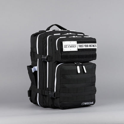 35L Backpack Alpha Black White Accents
