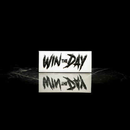 WIN THE DAY Strip Arctic White W/Black