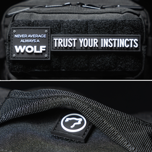Black Backpack Mini Patch Kit