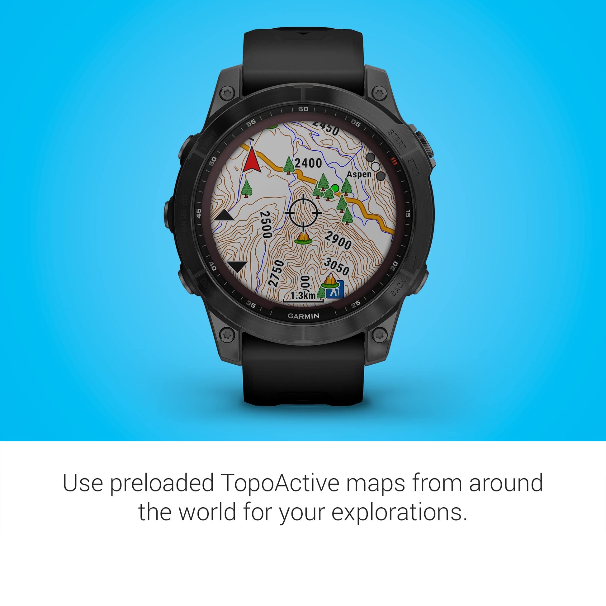 Garmin fenix 7 Solar GPS Smartwatch 47mm - Slate Gray - 010-02540-10