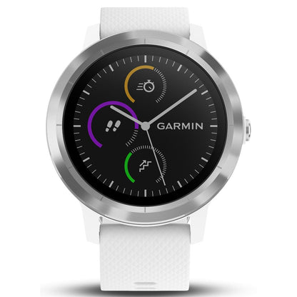 Garmin VIVOACTIVE 3 - WHITE & STAINLESS - 010-01769-21