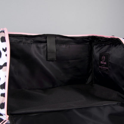 40L Ultimate Duffle Bag Leopard Pink Zip (SALE)