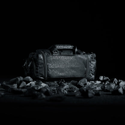 20L Mini Duffle Bag Black Leopard