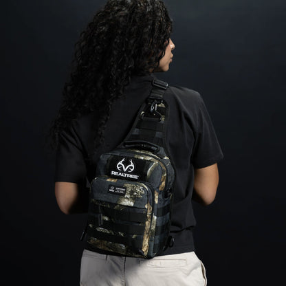 9L Tactical Sling Bag Realtree Edge Black