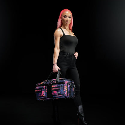 30L Perfect Duffle Bag Neon Leopard