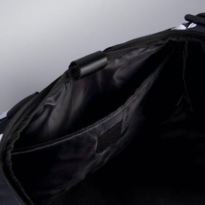 20L Mini Duffle Bag Black White Cow