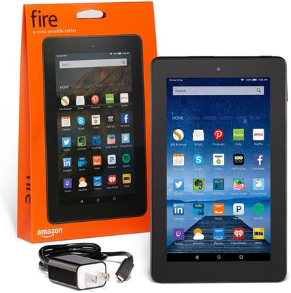 Amazon Fire 7 Tablet - 8GB - 5th Gen (2015) - Black - B00TSUGXKE