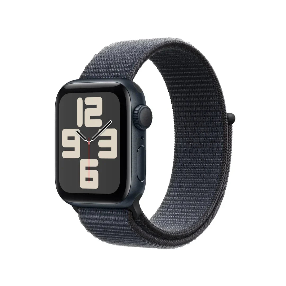Apple Watch SE 2nd Gen (GPS) 40mm Aluminum Case with Ink Sport Loop - Midnight - (2024) - MXEA3LL/A