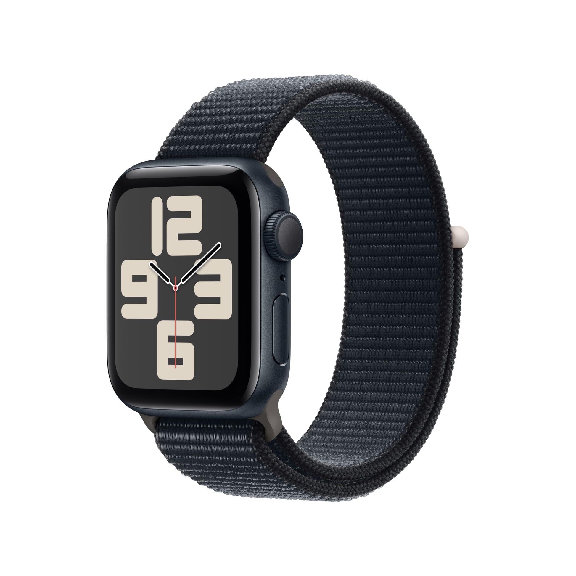 Apple Watch SE 2nd Generation (GPS) 40mm Midnight Aluminum Case with Midnight Sport Loop - MRE03LL/A