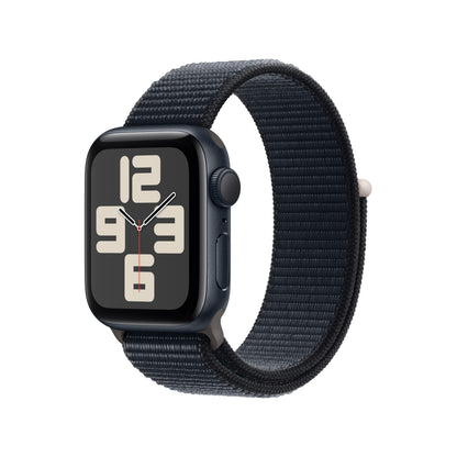 Apple Watch SE 2nd Generation (GPS) 40mm Midnight Aluminum Case with Midnight Sport Loop - MRE03LL/A