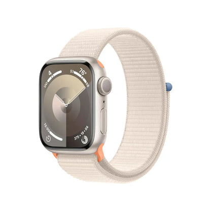 Apple Watch Series 9 GPS 41mm Aluminum Case with Starlight Sport Loop - MR8V3LW/A