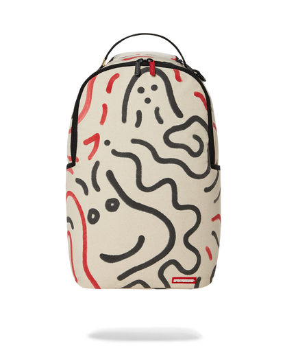SHEREEN JENKINS CANVAS BACKPACK 1 of 18 CUT FROM LARGE CANVAS ART