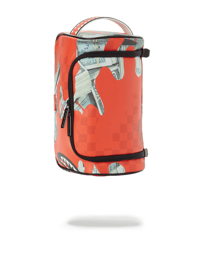 MONEY CAMO (RED) TOILETRY BAG