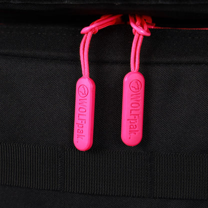 45L Backpack Black Neon Pink