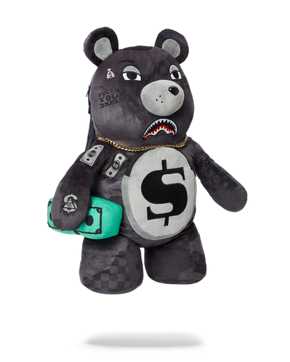3AM NEVER SLEEP MONEYBEAR TEDDYBEAR BACKPACK