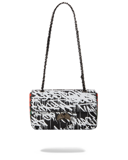 NIGHT NIGHT SHARKCHAIN HANDBAG